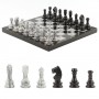 Настольный набор Шахматы Шашки Нарды 3 в 1 из камня 119968
