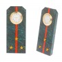 Подарочные часы "Погон старший лейтенант ВС" камень змеевик 113164