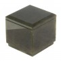 Шкатулка из нефрита 5,5х5,5х5,5 см / шкатулка для ювелирных украшений / для хранения бижутерии / шкатулка из камня