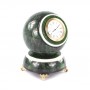 Сувенирные часы "Шар Антистресс" камень змеевик 10 см
