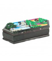 Шкатулка "Зимний и летний пейзажи" 29,5х12х8 см 119720