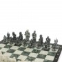 Шахматы подарочные "Средневековье" доска 40х40 см змеевик / мрамор 129361