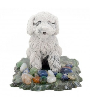 Сувенир "Щенок Пудель" из мрамолита 116329