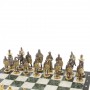Шахматы "Богатыри" 40х40 см из мрамора и змеевика 129643