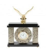 Часы "Орел" из камня пирит 129425