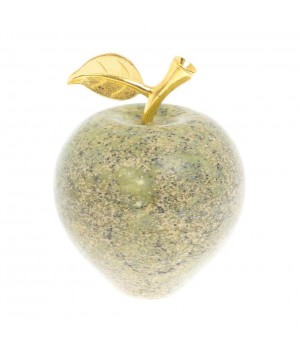 Сувенир "Яблоко" из змеевика 7х7х9 см 129736