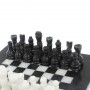 Каменные шахматы "Сувенирные" из мрамора доска 20х20 см 128892