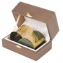 Настольная подставка для телефона "Герб России" камень нефрит в подарочной коробке Златоуст 117873