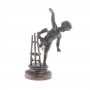 Статуэтка из бронзы "Ангел с мольбертом" / бронзовая статуэтка / декоративная фигурка