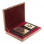 Подарочный набор для мужчин "Документы" кожаные корочки для паспорта и ежедневник А6 недатированный из натуральной кожи