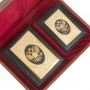 Подарочный набор для мужчин "Документы" кожаные корочки для паспорта и ежедневник А6 недатированный из натуральной кожи