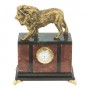 Настольные часы из камня "Гордый лев" лемезит 117898