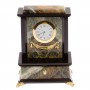 Часы из офиокальцита с выдвижным ящиком / настольные часы / часы декоративные / кварцевые часы / интерьерные часы / подарочные часы