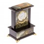 Часы из офиокальцита с выдвижным ящиком / настольные часы / часы декоративные / кварцевые часы / интерьерные часы / подарочные часы