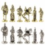 Подарочный шахматный ларец "Русь" с металлическими фигурами 121534