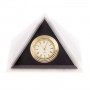 Часы настольные "Пирамида" мрамор долерит 11,5х11,5 см 126383