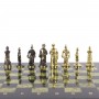 Шахматы "Турецкие" с металлическими фигурами доска каменная 121374