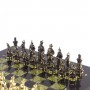 Шахматы "Турецкие" с металлическими фигурами доска каменная 121374