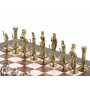Шахматы "Посейдон" 32х32 см лемезит мрамор