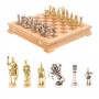 Шахматный ларец "Римляне" доска бук 43,5х43,5 см / Шахматы подарочные / Шахматный набор / Настольная игра