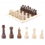 Шахматы из камня "Европейские" доска 30х30 см оникс мрамор 121663