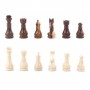 Шахматы из камня "Европейские" доска 30х30 см оникс мрамор 121663