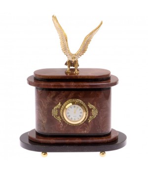 Часы "Горный орел" бронза лемезит / часы декоративные / кварцевые часы / интерьерные часы / подарочные часы Часы "Горный орел" бронза лемезит / часы декоративные / кварцевые часы / интерьерные часы / подарочные часы