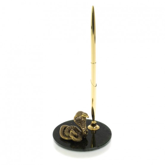 Сувенир «Кобра» с ручкой на нефрите 128756