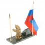 Флагшток с ручкой "Медведь рычащий" из змеевика 129631