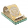 Подставка под телефон "Герб России" из малахита Златоуст 130054