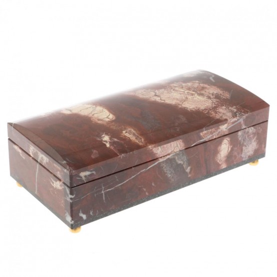 Ларец из яшмы 18х8,5х5,5 см 130003