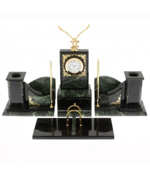 Письменный набор "Горный орел" шабровский змеевик 129885