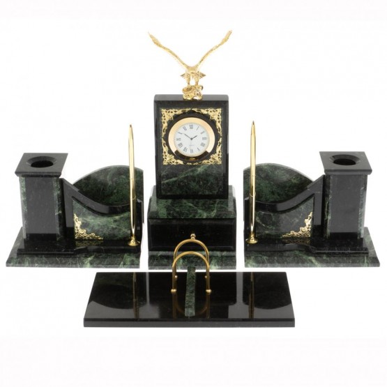 Письменный набор "Горный орел" шабровский змеевик 129885