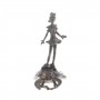 Статуэтка из бронзы "Дюймовочка на жуке" / бронзовая статуэтка / декоративная фигурка