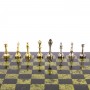 Шахматы "Стаунтон" доска 36х36 см камень змеевик / Шахматы настольные / Шахматный набор / Шахматы сувенирные