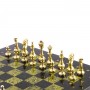Шахматы "Стаунтон" доска 36х36 см камень змеевик / Шахматы настольные / Шахматный набор / Шахматы сувенирные