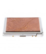 Сувенирный портсигар на 10 сигарет с газовой зажигалкой камень яшма