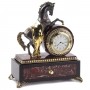 Часы со шкатулкой "Вздыбленный конь" бронза камень креноид 120839