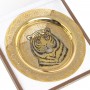 Декоративная тарелка с гравюрой "Тигр" 25,5 см в подарочной упаковке Златоуст