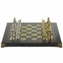 Подарочные шахматы "Олимпийские игры" 32х32 см змеевик 120778