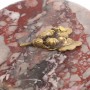 Шкатулка с декором из бронзы "Желуди" камень креноид 127015