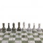 Набор игр "Герб России" 3 в 1: шахматы, шашки, нарды камень змеевик мрамор 126563