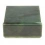 Шкатулка из натурального камня нефрит квадратная 9,5х9,5х5 см