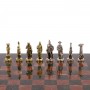 Шахматы "Царь Леонид" доска 28х28 см лемезит 126039