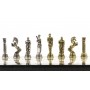 Шахматы подарочные "Посейдон" 32х32 см змеевик мрамор 120789