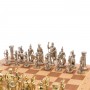 Шахматный ларец "Лучники" доска бук 43,5х43,5 см / Шахматы подарочные / Шахматный набор / Настольная игра