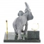 Подставка под ручку "Слон" из змеевика мрамолита 119888