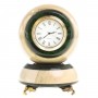 Настольные часы "Шар Антистресс" из мрамора 10,5см на подставке