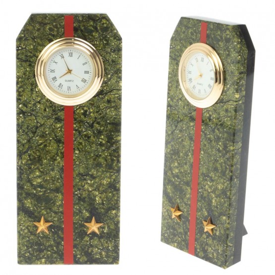 Часы подарочные "Погон лейтенант ВС" серпентинит 128831