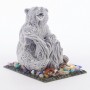 Сувенир "Медведь играет на пне" из мрамолита 118983